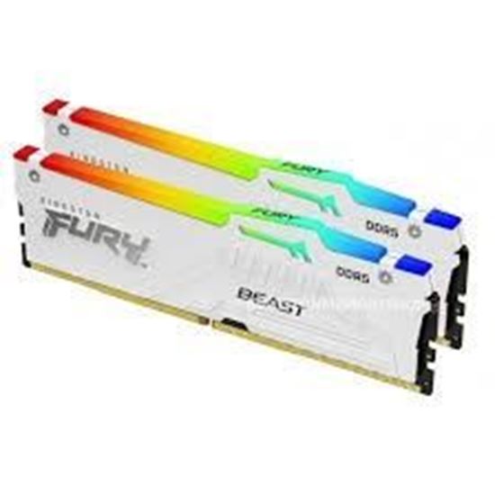 Slika MEM DDR5 32GB (2x16) 6800MHz KIN FURY Beast WRGB EXPO KF568C34BWAK2-32