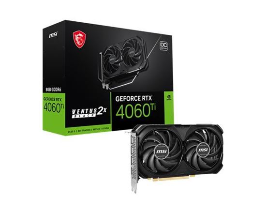 Slika VGA MSI RTX 4060TI VENTUS BLACK 2X 8G OC